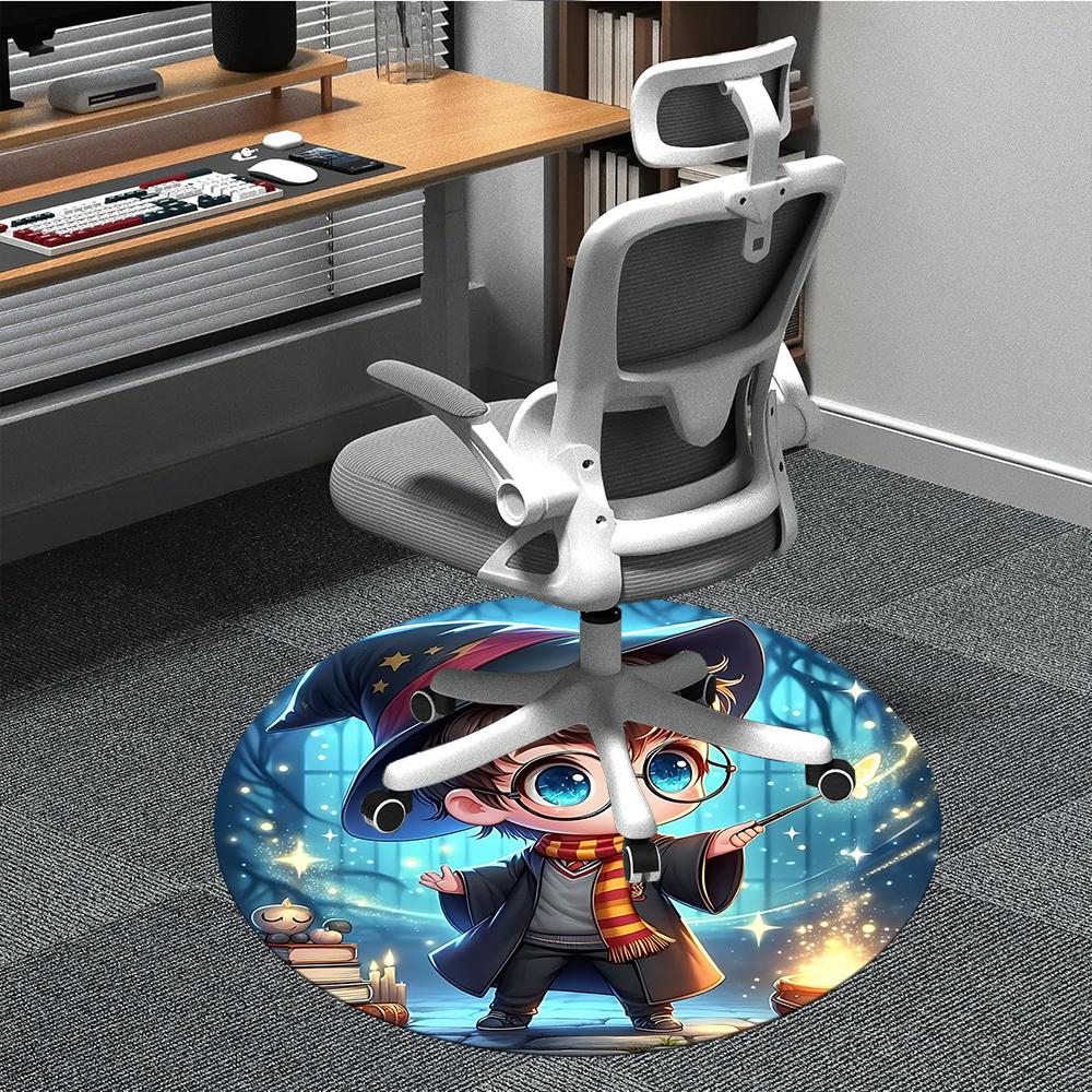 

1pc Wizard Hat Chair Carpet for Office Non-Slip,Machine Washable Rug for Office, Room - Holiday Decor - Machine Made yy251017261 80cm by 80cm