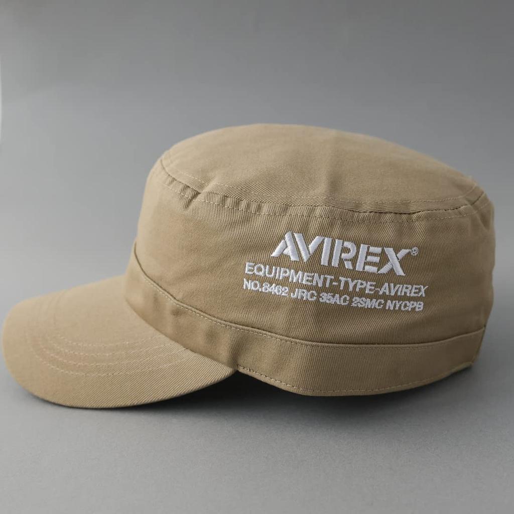 Avirex Numbered Embroidered Military Work Available In 2 Sizes Large Deep Large Size Golf Beige X Custom-Made Cap, (XL, Size, Fit, Men's 62cm, Cap)