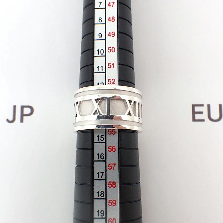 [Used] TIFFANY 925 Atlas Wide Ring / Size 14 / J45-1
