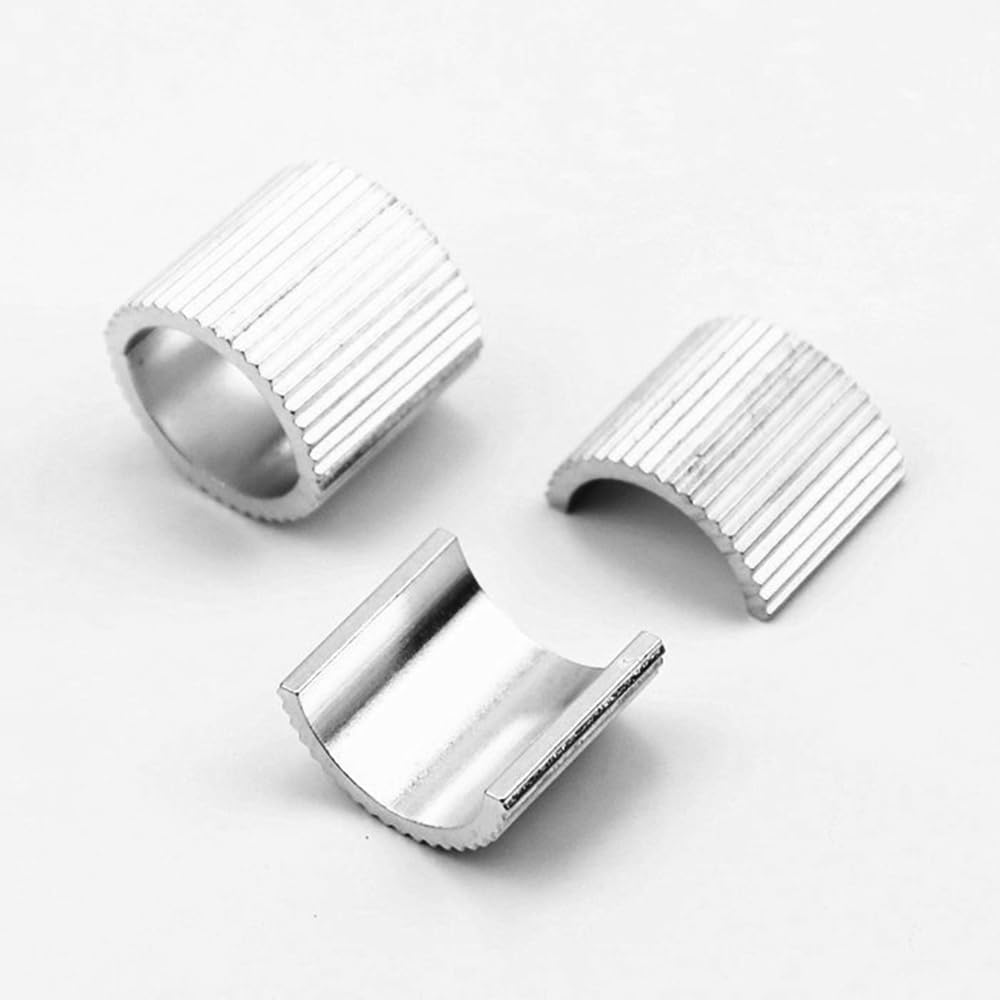 8 PCS Handlebar Shim,7/8" to 1" Aluminum Alloy Motorcycle Bar Spacer for 22 mm Diameter Motorcycle Handlebars