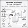 2. Generation AirPods Pro Apple Bluetooth-Kopfhörer USB-C Schnellladung 30 Stunden Wiedergabezeit Enthalten Fortschrittliche Geräuschunterdrückung Stereo Immersiver Klang Ohrhörer
