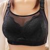 2024 Plus Size Lace Bandeau Bra with Side Support – Minimizes Big Bust for Moms