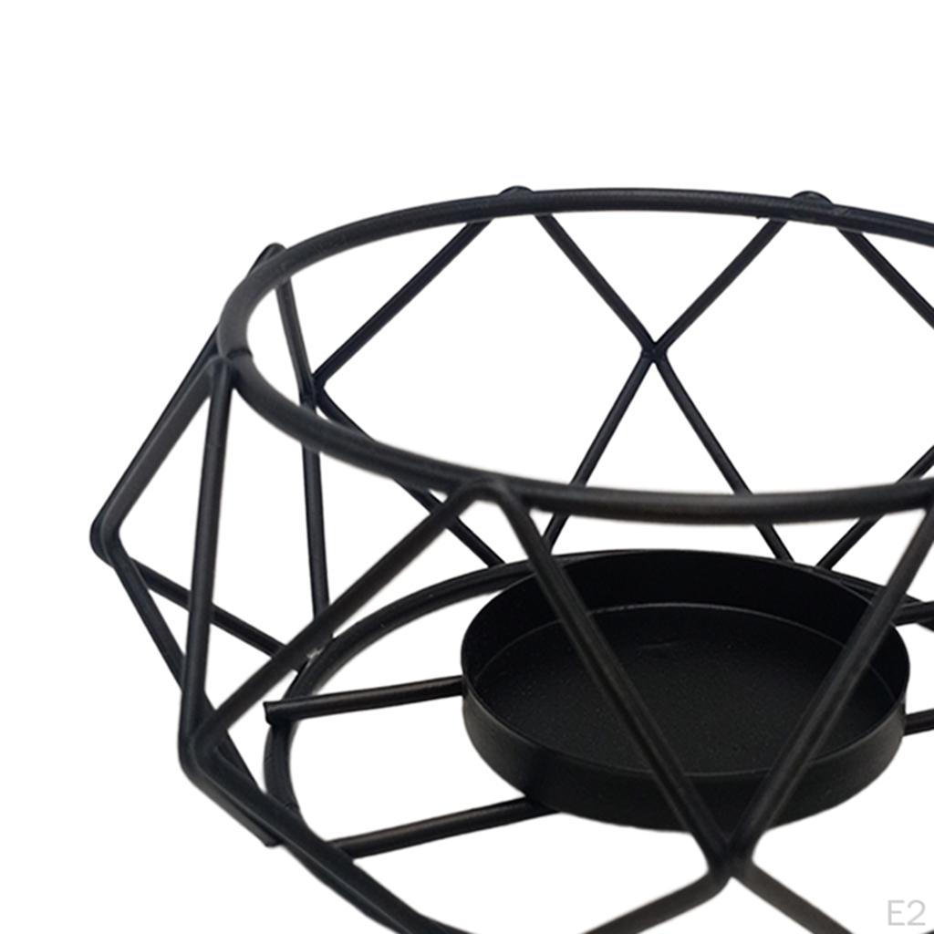 Candle Holder for Home Decor Stand Tealight Geometric Candlesticks Small