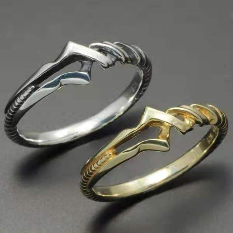 New NEON GENESIS EVANGELION EVA Animation Peripheral Cartoon Ring High-looking Couple Open Ring Versatile Gift