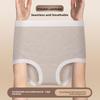 Large Size Women Spring and Autumn Pure Cotton 10A Antibacterial High Waist High Bounce Belly Pregnant Briefs