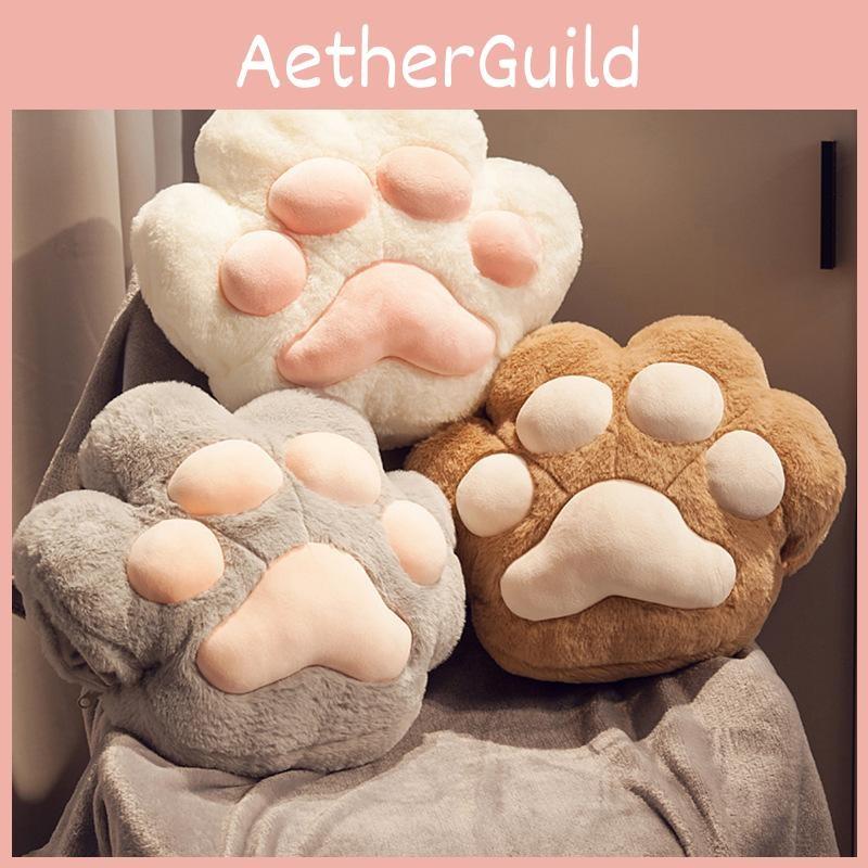 Cute Cat Cartoon Claw Car Throw Pillow Dual Purpose Office Girls Nap Toy Plush