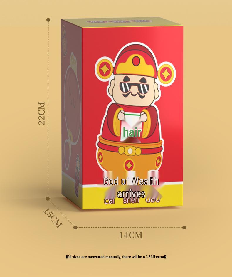 New Year God of Wealth Piggy Bank for Kids - Deposit & Withdrawal Toy