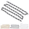 2Pcs Hanging Chain One Meter Rustproof Anticorrosion Convenient Assembly Light Fixture Chain for DIY