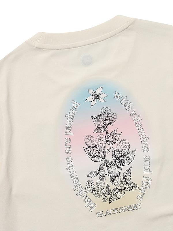 BBC EARTH Gradient Artwork Short Sleeve T-Shirt_Ivory