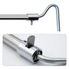 60cm Stainless Steel Pig Dog Cather Pole Catching Lasso Pig Catcher Pole Wire Rope Animal Catch Pole Stretchable Handle