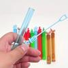 12-36Pcs Christmas Bubble Wand Tube Empty Soap Bottle (Liquid Not Included) Christmas Party Home Decoration New Year Kids Gifts