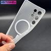 Original Slim Soft TPU Frosted Translucent Phone Case For Samsung S26 S25 S24 S23 Ultra Plus For Magsafe Magnetic Charge Cover