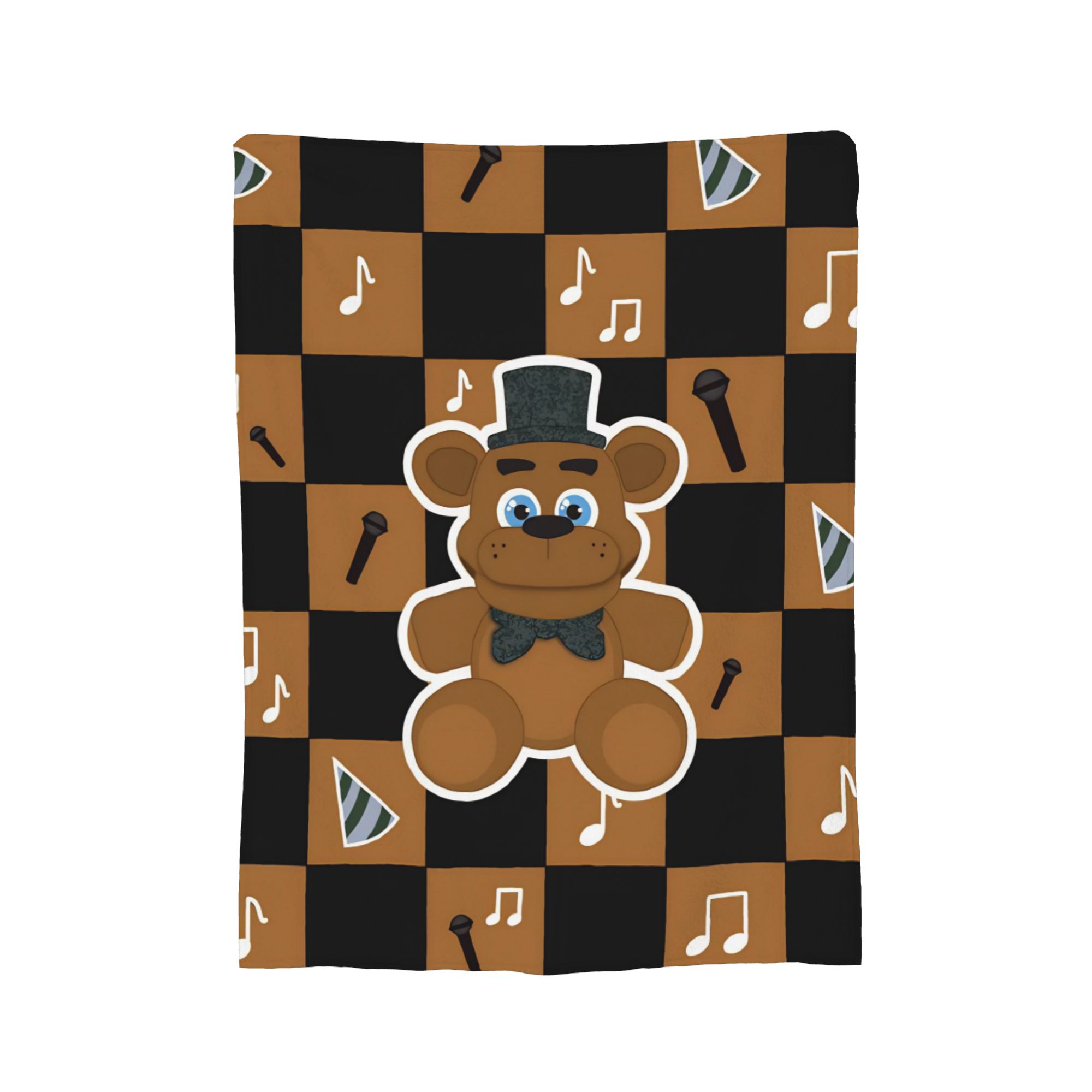 

FNAF At Freddys Blanket Velvet All Season Multifunction Lightweight Thin Throw Blankets for Sofa Couch Quilt 130x150cm