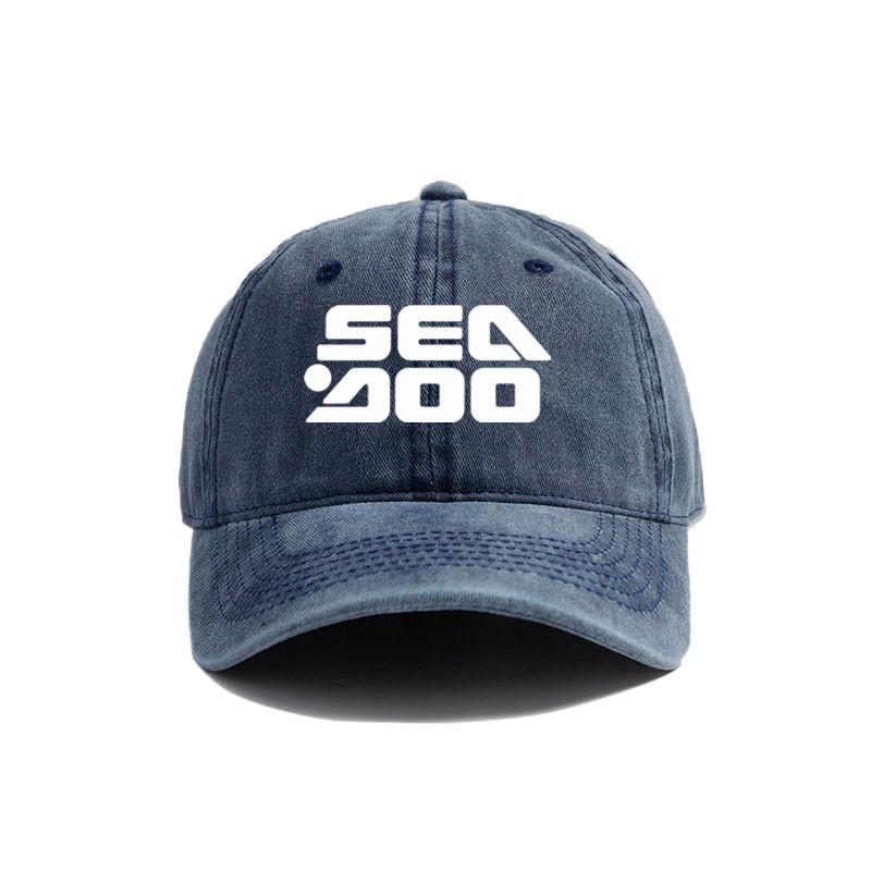 Sea Doo Unisex Cap Distressed Hats Seadoo Baseball Caps Unisex Retro Outdoor Summer Adjustable Hats MZ-139