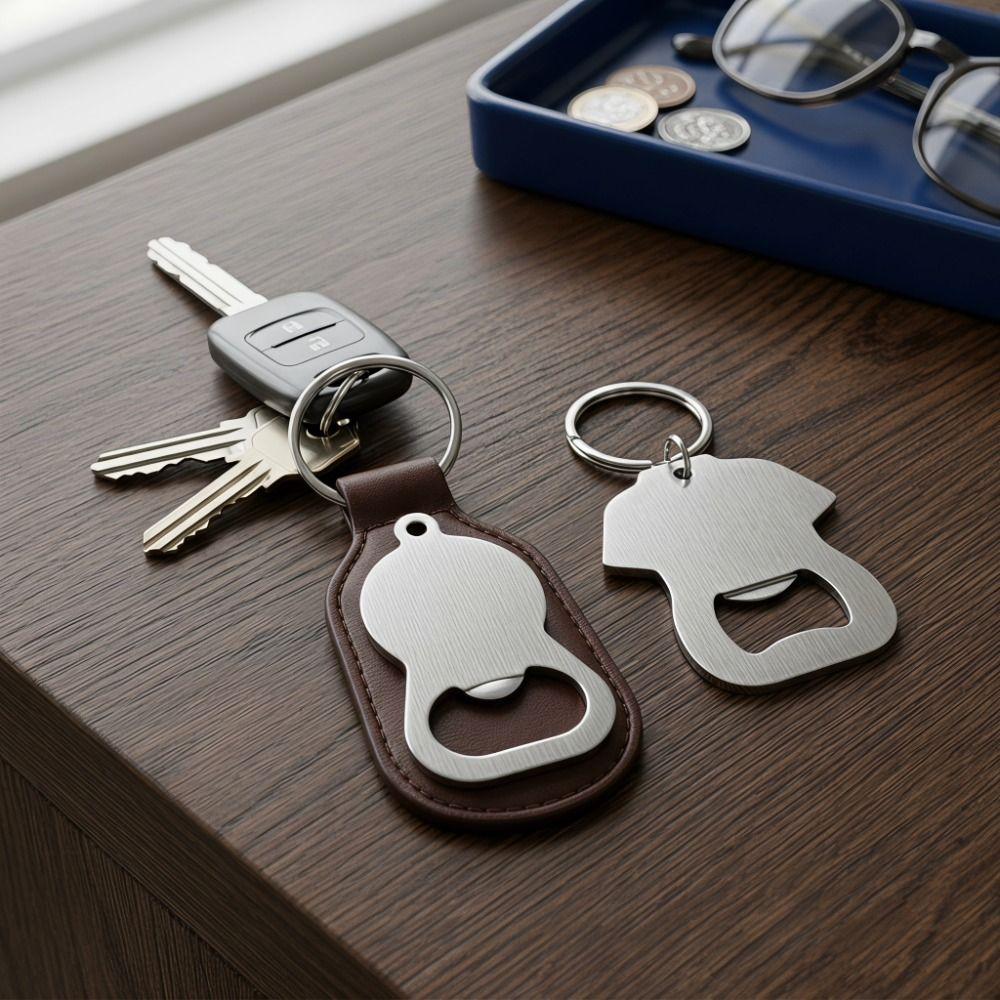 Simple Bottle Opener Keychain Drink Starter Key Chain Pendant Portable Bottle Opener Restaurant