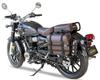 Kijima Touring Bag PU Brown ZK3-10010D Leather/Dark
