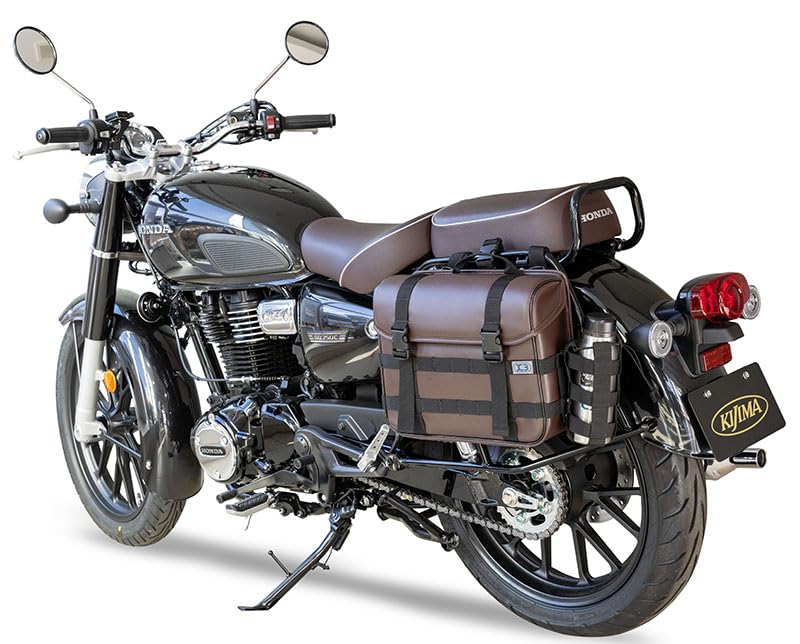 Kijima Touring Bag PU Brown ZK3-10010D Leather/Dark