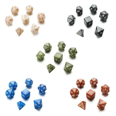 Polyhedral For TRPG DND Multifaceted Board Game Game Accessory Leisure Entertainment Toys Dice Set