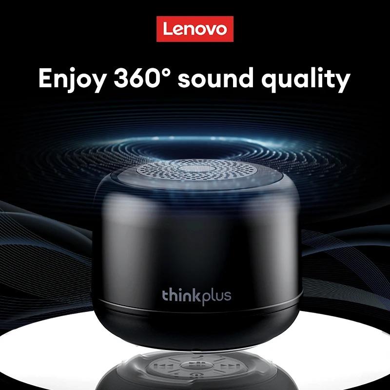 New Lenovo K14 Portable Hifi Bluetooth5.4 Wireless Speakers Pair Two Speakers Via TWS for Stereo Sound Subwoofer Speaker