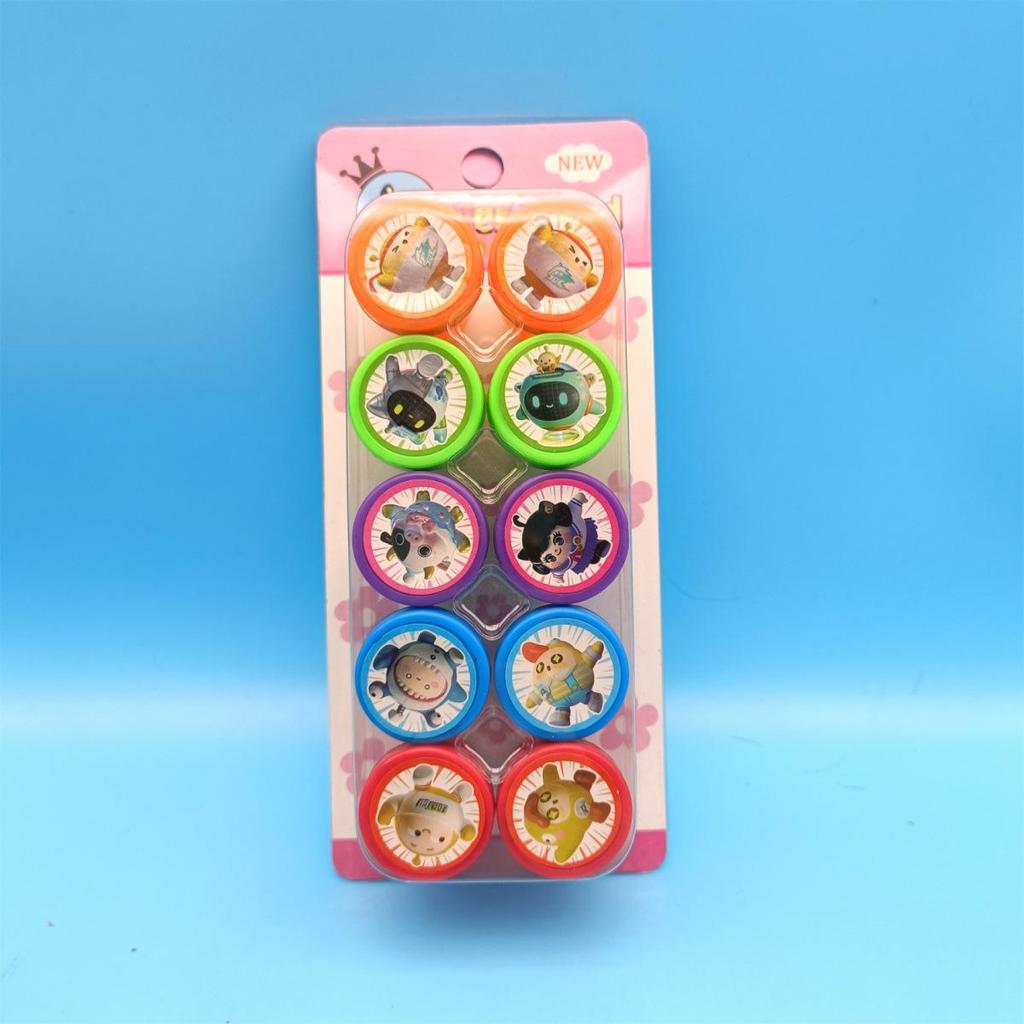 Tampon de Journal Clair Créatif Langlang Mountain Petit Monstre & Esprit Cochon Crapaud - Prix pour Enfants