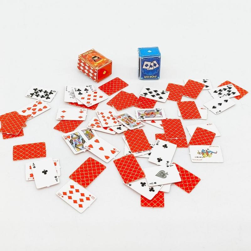 10Pcs Mini Fingertip Playing Cards Portable Outdoor Travel Set - Super Party Game for Gatherings Ideal Small Card Game Toy
