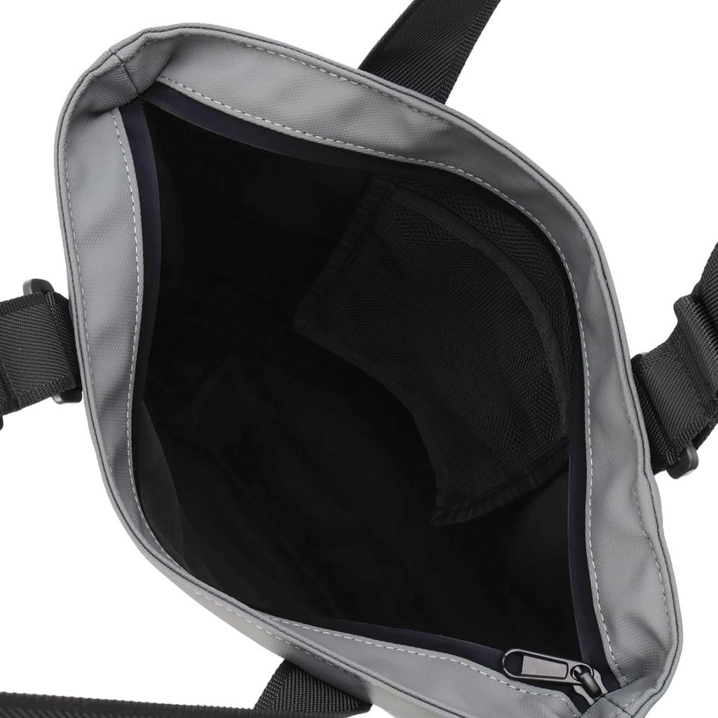 Delfonics Inner Carrying Water-Repellent Vertical Tote Bag (Black)