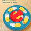 Pet Slow Food Bowl Stable Base Rounded Corners Bright Colors Pet Slow Feeder