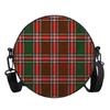Korean Style Cartoon Print Crossbody Bag, Versatile Round Shoulder Bag for Women and Students, Customizable Design.