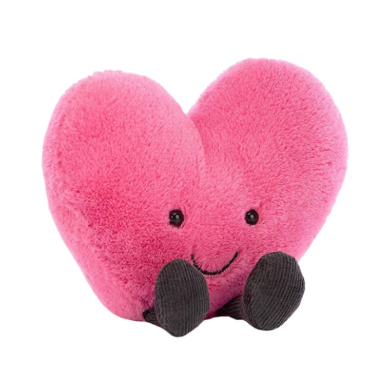 JELLYCAT Fun Items Series Cute Pink Heart Soothing Doll Mr 11cm High