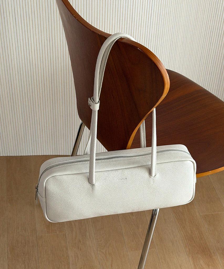 Mobett Fergi West Shoulder Baguette Bag - Ivory