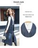 Women's Mid-Length Denim Vest Dress - 2022 Trendy Korean Style with Large Pockets for Spring and Autumn