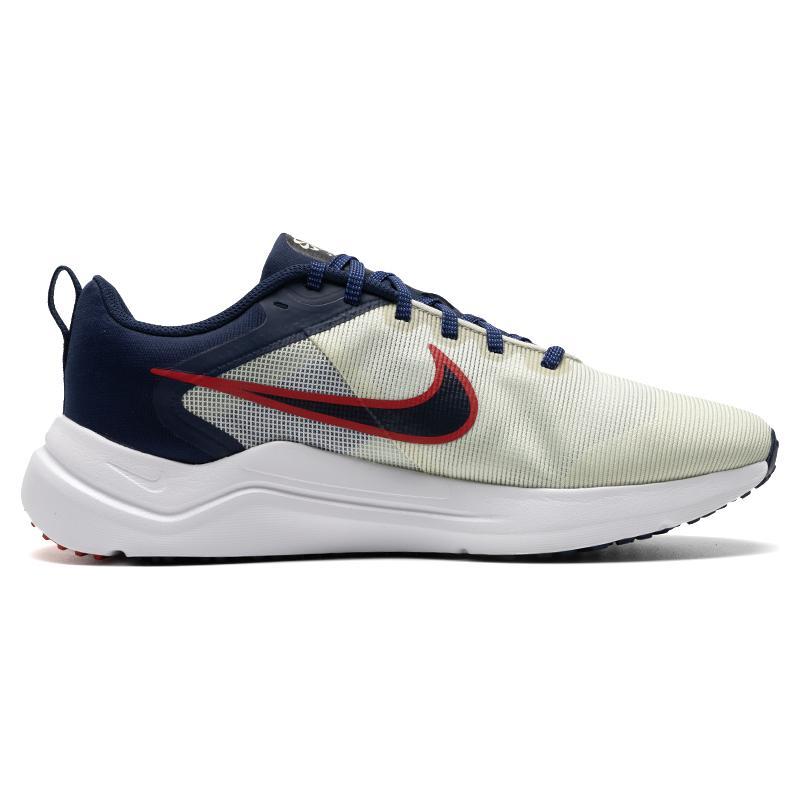 Nike Downshifter 12 Road Running Shoes 'White Red Midnight Navy' DD9293-012