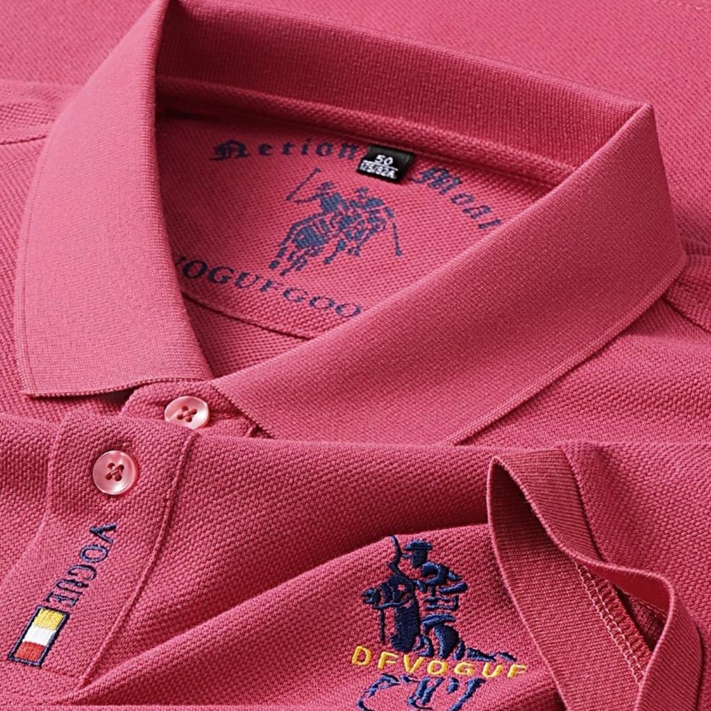 Trend Hub Polo Shirt New Men's Short-sleeved Polo Shirt Mens Embroidery Casual Business Polo Shirt