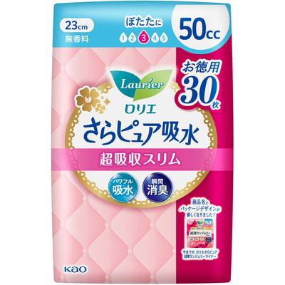 Laurier Sarapure Super Absorbent Slim 50cc 30sheets Sara Pure Leichte Inkontinenz Bitte ersetzen Sie es nach Bedarf. Sara Pure
