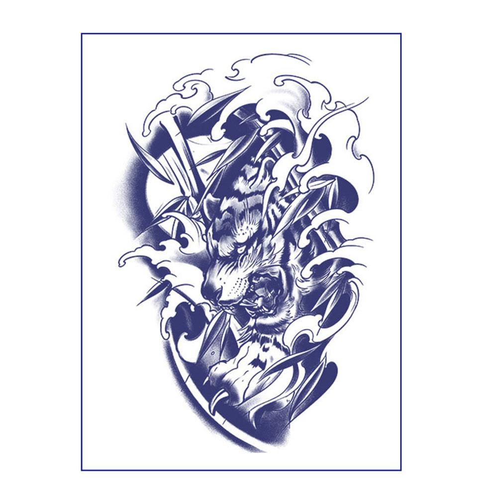  Blossom Arm Juice Tattoo Sticker Semi Permanent Blossom Waterproof Koi Arm Non No G4T7