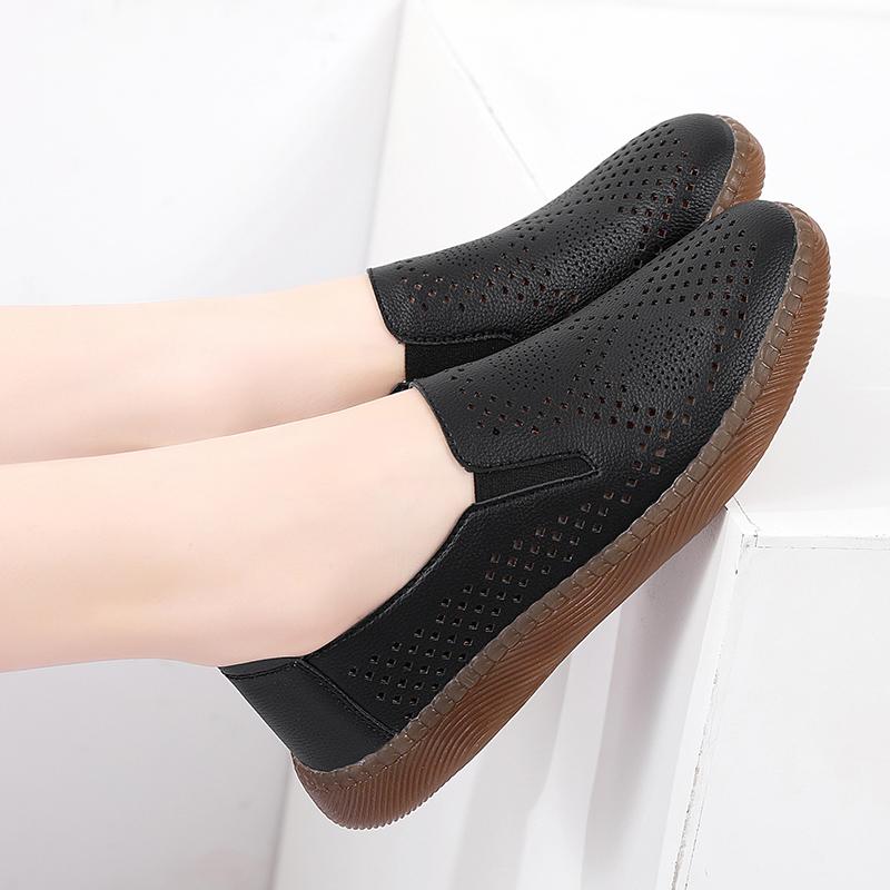 Summer Newest Casual Women Loafers Fashion Slip-On Female Flats Shoes Outdoor Anti-Skid Breathable Zapatillas Mujer Soft Comfort