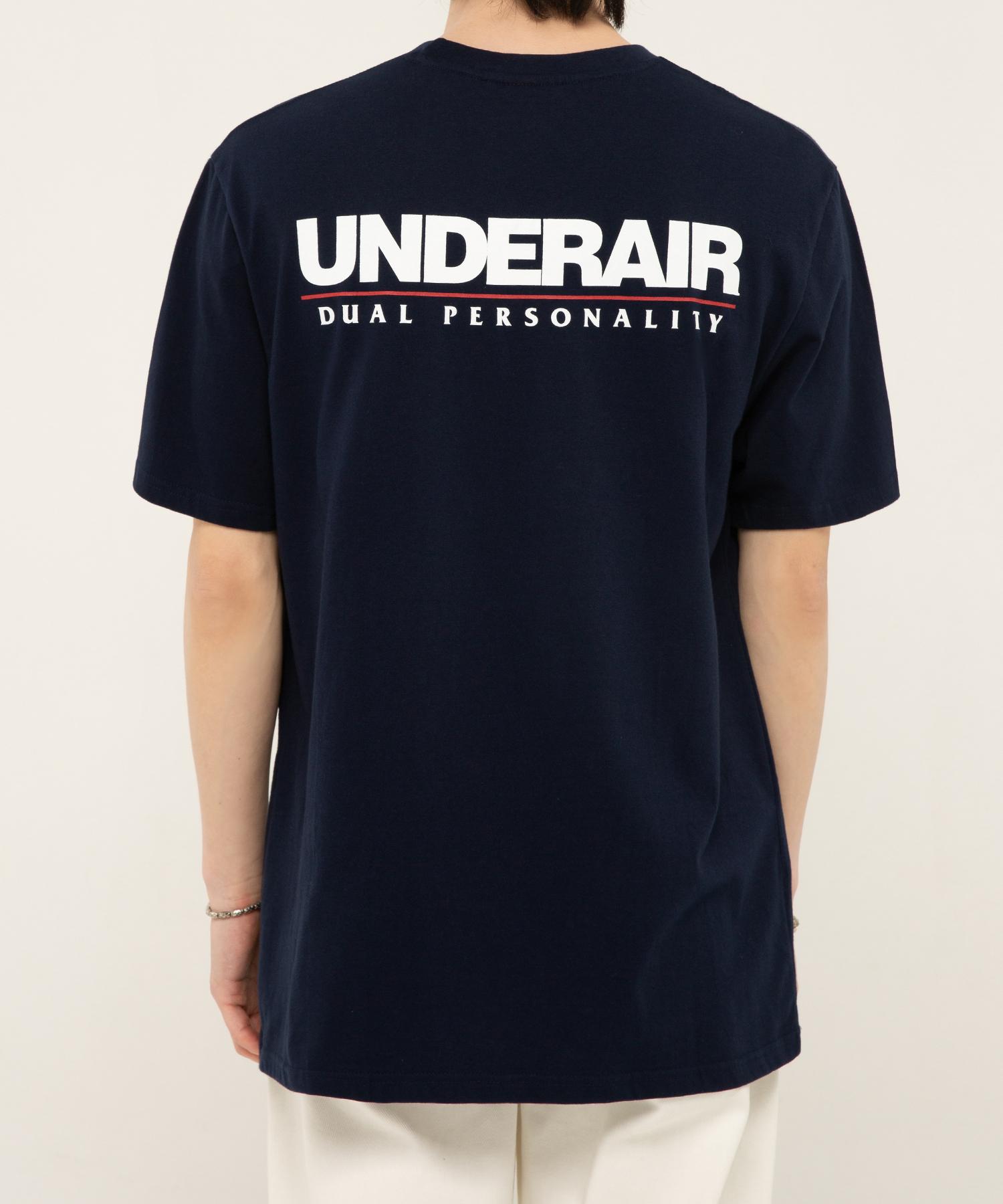 Under Air Dual P Half Sleeve - Navy M
