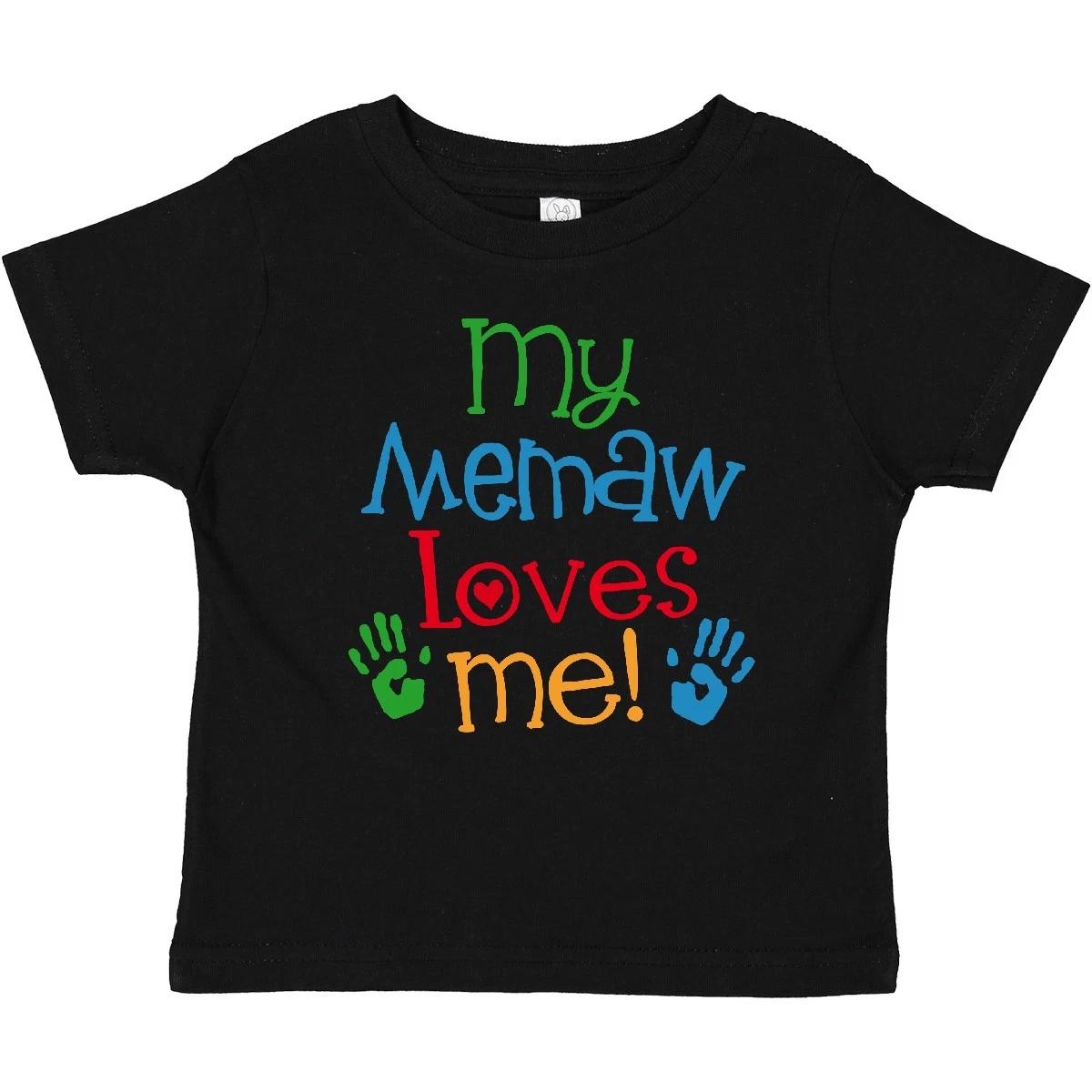 Inktastic My Memaw Loves Me Baby T-Shirt From Grandkids Grandchild Childs Boys 100