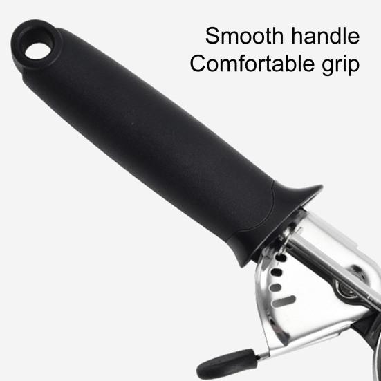 Ice Cream Scoop with Press Release, Stainless Steel Melon Baller, Non Stick Fruit Scoop for Watermelon, Kitchen Tool