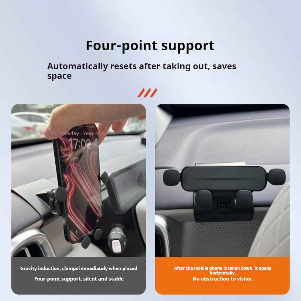 Adatto per Leapmotor B10 B01 Auto Supporto per Telefono per Auto Specializzato Base Anti Vibrazione Controllo Centrale Navigazione Supporto per Veicolo Modifica