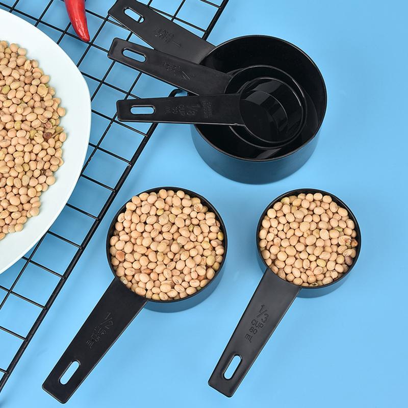 5-10PCS/Pack Kitchen Baking Measure Tool Plastic Measuring Spoon Measuring Cup Suitable for Cake Dessert Ingredient Weighing ZYF