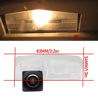 Zapasowa Kamera Cofania Do Toyota Venza 2008~2017 Prius XW30 2009~2015 Złoty Obiektyw Widzenie Nocne Kamera Parkingowa na Tablicę Rejestracyjną