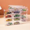 Transparent 4-Layer 8-Grid Toy Car Model Dustproof Display Case