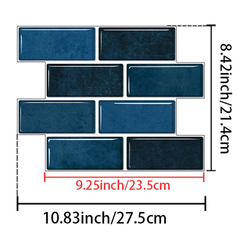 Autocolant de bucătărie impermeabil și rezistent la ulei, autocolant pentru faianță, autocolant de perete autoadeziv, îmbinare cu formă specială