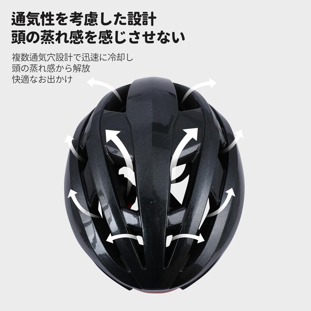 PANTHER Bicycle Helmet for Adults and Cycling Sports Dial Size High Impact Unisex Juniors, Helmet, Adjustment, Breathability, Resistant, HO-06 (White)