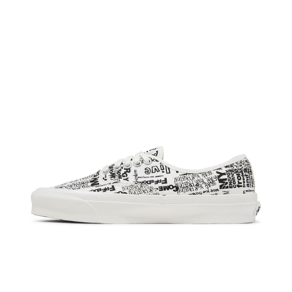Vans OG Authentic LX 'Graffiti' (Unisex) White / White Skateboard Shoes VN0A4BV92GX