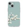 Phone Case For iPhone 15 14 13 12 Mini 11 Pro Max XS X XR 7 8 Plus Clear Shockproof Silicone TPU Cover Flower