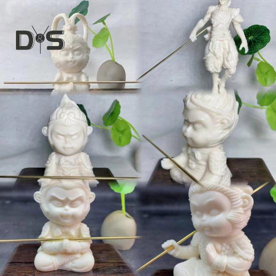Tagua Wukong Figure Great Sages Equalling Heaven Figurine Statue Sculpture Cartoon Monkey King Model Desktop Decoration Ornament