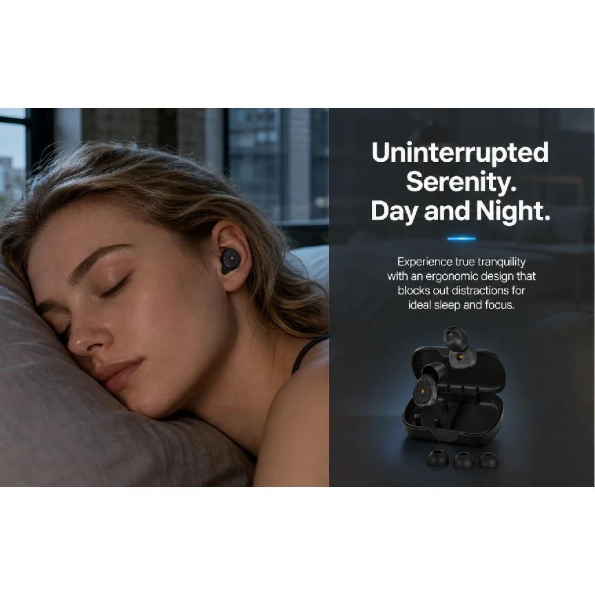 Ear Plugs for Sleeping Noise Cancelling, Reusable Silicone Earplugs,for Noise Reduction Perfect for Focus and Relaxation/Work
