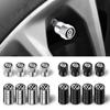 For Volkswagen VW 4pcs Car Tire Valve Caps Emblem Metal Cap Case For for VW Volkswagen Golf Polo Passat Touran Accessories Car S